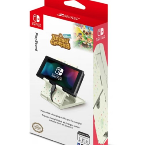 HORI Nintendo Play Stand (Animal Crossing) Compact Adjustable Gaming Stand- Officially Licensed - Nintendo Switch